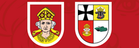 Logo Stadt Hagenow und Wappen des Panzerartilleriebataillon 401